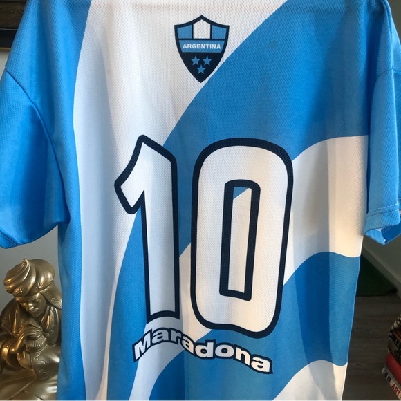 El Diego Maradona argentina #10 fan jersey - Picture 6 of 11